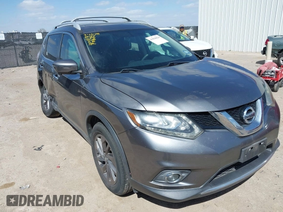 2016 Nissan Rogue SV with VIN 5N1AT2MTXGC874078, listed as a IAAI auction lot 41838624 with 140,561 mi miles. Bid and sale history available at carsss.com. Image 1.