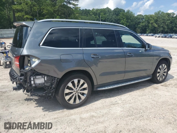 2017 Mercedes-Benz GLS 450 with VIN 4JGDF6EE0HA961612, listed as a Copart auction lot 62366834 with 95,465 mi miles and Salvage Title. Bid and sale history available at DreamBid. Image 3.