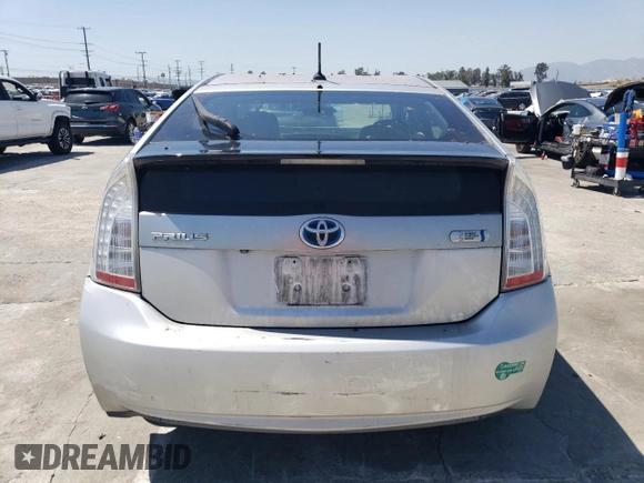 2012 Toyota Prius with VIN JTDKN3DP9C3020964, listed as a Copart auction lot 53879414 with 237,909 mi miles and Salvage title. Bid and sale history available at DreamBid. Image 6.