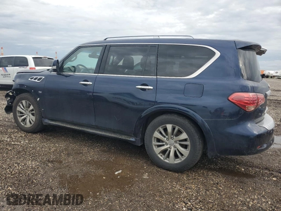 2017 Infiniti QX80 with VIN JN8AZ2NF7H9644383, listed as a Copart auction lot 49995815 with Not provided miles and Clean title. Bid and sale history available at DreamBid. Image 2.