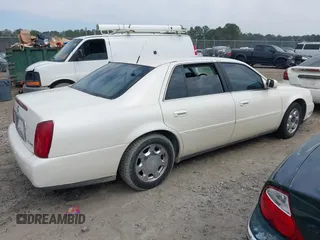 2000 Cadillac DeVille z VIN 1G6KD54Y2YU319515, wystawiony jako IAAI lot #41638065 z przebiegiem Nie podano mil oraz . Historia ofert i sprzedaży dostępna na DreamBid. Obrazek 4.