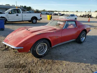 1972 Chevrolet Corvette with VIN 1Z37K2S501379, listed as a Copart auction lot 88223115 with 49,405 mi miles and Salvage title. Bid and sale history available at DreamBid. Image 1.