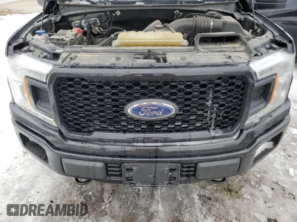 2019 Ford F-150 XL with VIN 1FTEW1E54KKE61689, listed as a Copart auction lot 87960225 with 94,355 mi miles and Salvage Title. Bid and sale history available at carsss.com. Image 11.