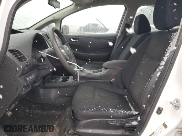2017 Nissan LEAF S with VIN 1N4BZ0CP0HC301858, listed as a Copart auction lot 52123115 with 46,148 mi miles and Salvage Title. Bid and sale history available at carsss.com. Image 7.