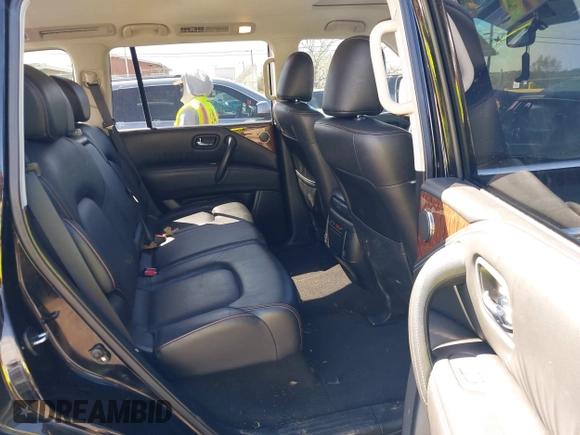 2018 Nissan Armada SL with VIN JN8AY2NC3JX501702, listed as a IAAI auction lot 41972908 with 120,157 mi miles and . Bid and sale history available at DreamBid. Image 8.
