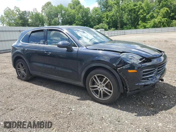 2019 Porsche Cayenne with VIN WP1AA2AYXKDA13754, listed as a Copart auction lot 56738055 with Not provided miles and Salvage title. Bid and sale history available at DreamBid. Image 4.