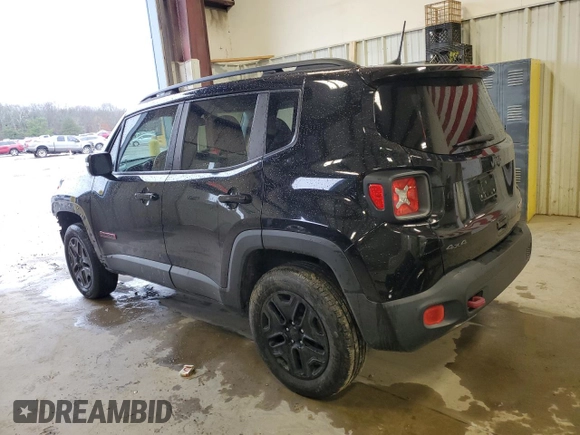 2018 Jeep Renegade Trailhawk with VIN ZACCJBCB4JPG87613, listed as a Copart auction lot 44622525 with 78,903 mi miles and Salvage Title. Bid and sale history available at carsss.com. Image 2.