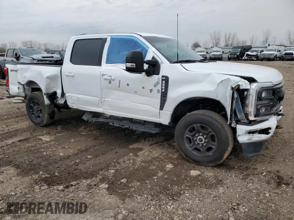 2023 Ford F-250 XL with VIN 1FT8W2BN2PED66092, listed as a Copart auction lot 50548595 with 77,912 mi miles and Salvage title. Bid and sale history available at DreamBid. Image 4.