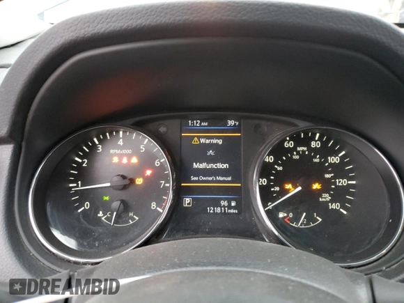 2020 Nissan Rogue S with VIN KNMAT2MV8LP535974, listed as a Copart auction lot 85031984 with 121,811 mi miles and Salvage Title. Bid and sale history available at carsss.com. Image 9.