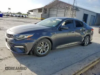 2019 Kia Optima LX with VIN 5XXGT4L32KG283909, listed as a Copart auction lot 61174995 with 93,464 mi miles and Salvage title. Bid and sale history available at DreamBid. Image 1.