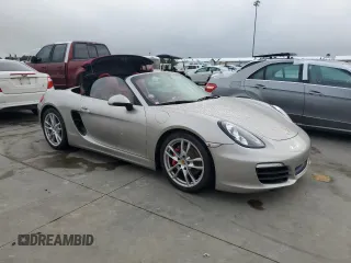 2013 Porsche Boxster S with VIN WP0CB2A82DS132355, listed as a Copart auction lot 74859104 with 0 mi miles and Salvage Title. Bid and sale history available at carsss.com. Image 4.