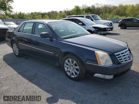 2008 Cadillac DTS 1SC with VIN 1G6KD57Y78U205845, listed as a Copart auction lot 54851995 with 189,718 mi miles and Salvage Title. Bid and sale history available at DreamBid. Image 4.