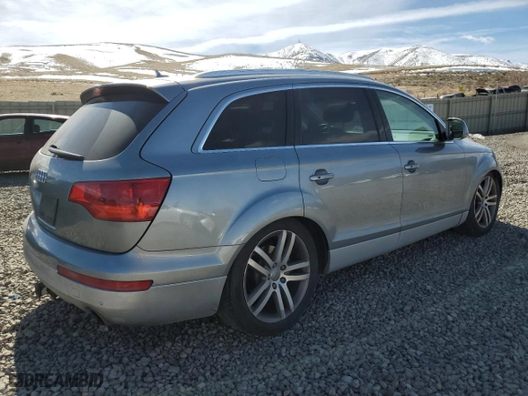 2007 Audi Q7 Premium with VIN WA1BV74L97D089684, listed as a Copart auction lot 46530464 with 133,732 mi miles and Salvage Title. Bid and sale history available at carsss.com. Image 3.