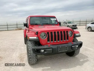 2019 Jeep Wrangler Unlimited Rubicon with VIN 1C4HJXFG4KW581967, listed as a Copart auction lot 53712235 with 37,474 mi miles and Salvage title. Bid and sale history available at DreamBid. Image 14.