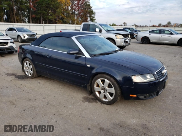 2006 Audi A4 1.8T with VIN WAUAC48H86K007804, listed as a Copart auction lot 82845324 with 72,122 mi miles and Clean Title. Bid and sale history available at carsss.com. Image 4.