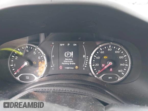 2018 Jeep Renegade Altitude z VIN ZACCJABB7JPH23676, wystawiony jako IAAI lot #41885158 z przebiegiem 116 314 mil mil oraz . Historia ofert i sprzedaży dostępna na DreamBid. Obrazek 7.