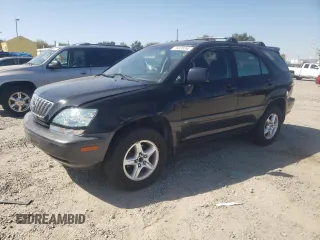 2001 Lexus RX 300 with VIN JTJHF10U810204442, listed as a Copart auction lot 73035264 with 128,076 mi miles and Salvage Title. Bid and sale history available at carsss.com. Image 1.