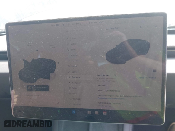 2025 Tesla Model 3 Long Range z VIN 5YJ3E1EB0SF919659, wystawiony jako IAAI lot #42128333 z przebiegiem 2 068 mil mil oraz . Historia ofert i sprzedaży dostępna na DreamBid. Obrazek 7.
