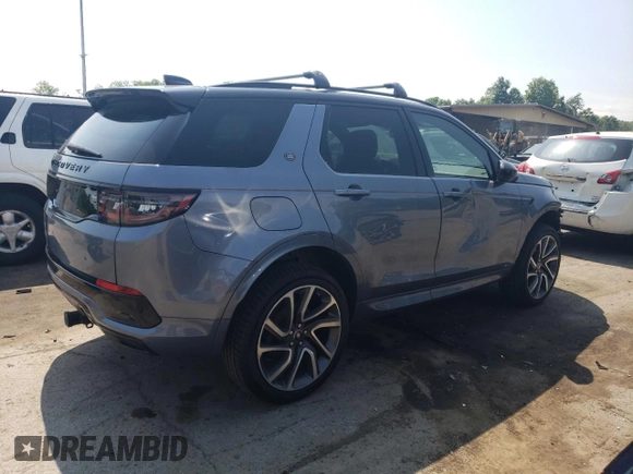 2020 Land Rover Discovery with VIN SALCM2GX8LH869590, listed as a Copart auction lot 58780584 with 28,000 mi miles and Salvage Title. Bid and sale history available at DreamBid. Image 3.