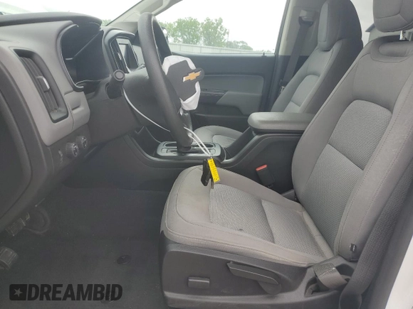 2020 Chevrolet Colorado 4WD Work Truck with VIN 1GCGTBEN4L1242360, listed as a Copart auction lot 58820455 with 29,208 mi miles and Salvage title. Bid and sale history available at DreamBid. Image 7.
