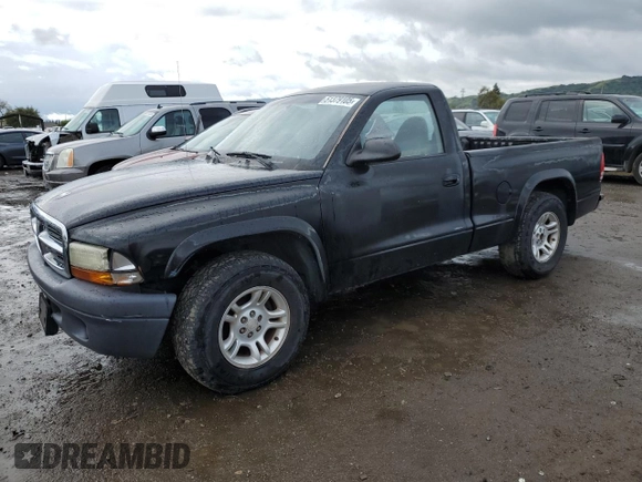 2004 Dodge Dakota with VIN 1D7FL16K44S621788, listed as a Copart auction lot 51379105 with 118,764 mi miles and Clean Title. Bid and sale history available at carsss.com. Image 1.