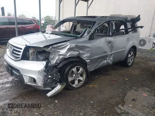 2013 Honda Pilot EX-L with VIN 5FNYF4H52DB056747, listed as a IAAI auction lot 42373409 with Not provided miles and . Bid and sale history available at DreamBid. Image 2.