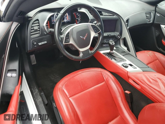 2015 Chevrolet Corvette 2LT with VIN 1G1YD2D71F5114443, listed as a Copart auction lot 50957345 with 87,930 mi miles and Salvage Title. Bid and sale history available at carsss.com. Image 8.