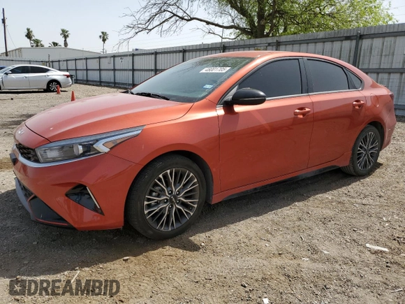 2024 Kia Forte GT-Line with VIN 3KPF54AD0RE720777, listed as a Copart auction lot 48001705 with 12,514 mi miles and Salvage Title. Bid and sale history available at carsss.com. Image 1.