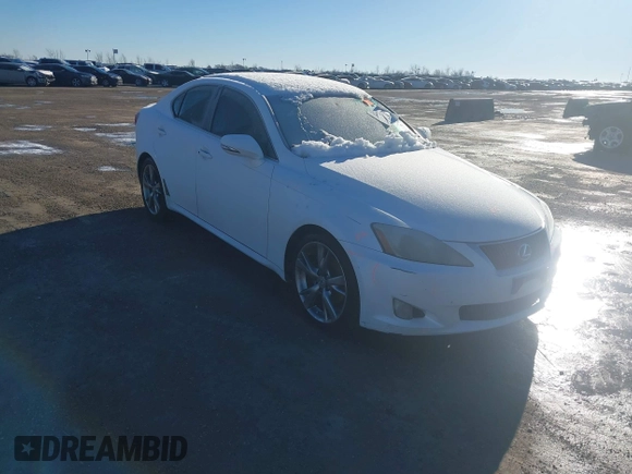 2010 Lexus IS with VIN JTHBF5C2XA5116312, listed as a IAAI auction lot 41306003 with 144,379 mi miles. Bid and sale history available at carsss.com. Image 1.