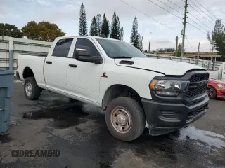 2024 Ram 2500 Tradesman with VIN 3C6UR5CL2RG325226, listed as a Copart auction lot 88316995 with 13,908 mi miles and Salvage Title. Bid and sale history available at carsss.com. Image 4.