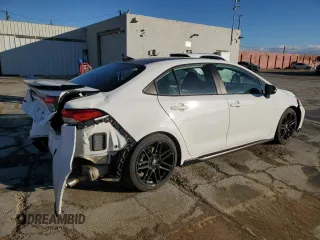 2022 Toyota Corolla SE with VIN 5YFS4MCE1NP123959, listed as a Copart auction lot 86730304 with 66,039 mi miles and Salvage Title. Bid and sale history available at carsss.com. Image 3.