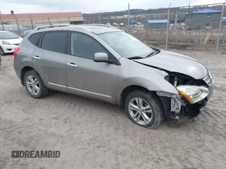 2012 Nissan Rogue SV with VIN JN8AS5MV8CW707354, listed as a IAAI auction lot 41497496 with 85,272 mi miles. Bid and sale history available at carsss.com. Image 1.