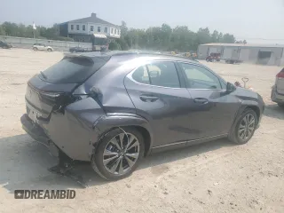 2024 Lexus UX with VIN JTHUCJDH3S2001180, listed as a Copart auction lot 67561984 with 9,968 mi miles and Salvage Title. Bid and sale history available at carsss.com. Image 3.