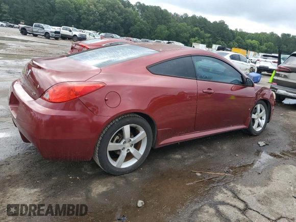 2008 Pontiac G6 GT with VIN 1G2ZH17N984289315, listed as a Copart auction lot 61216885 with 180,592 mi miles and Salvage title. Bid and sale history available at DreamBid. Image 3.