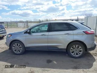 2022 Ford Edge Titanium with VIN 2FMPK4K95NBA62894, listed as a IAAI auction lot 41977805 with 43,376 mi miles. Bid and sale history available at carsss.com. Image 14.