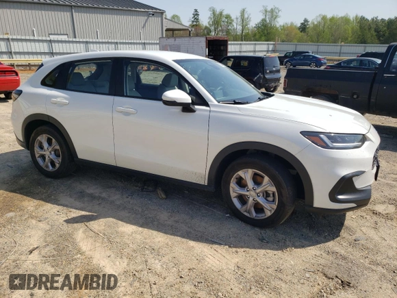 2023 Honda HR-V LX with VIN 3CZRZ2H35PM720497, listed as a Copart auction lot 52847155 with 22,159 mi miles and Salvage title. Bid and sale history available at DreamBid. Image 4.