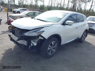 2020 Nissan Murano S with VIN 5N1AZ2AJ4LN142903, listed as a IAAI auction lot 41588836 with 73,954 mi miles. Bid and sale history available at carsss.com. Image 2.