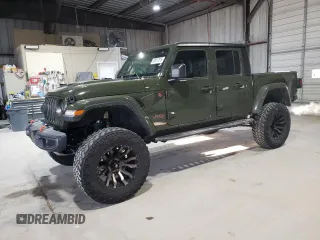 2022 Jeep Gladiator Mojave with VIN 1C6JJTEG3NL117884, listed as a Copart auction lot 51523935 with 34,070 mi miles and Salvage title. Bid and sale history available at DreamBid. Image 1.