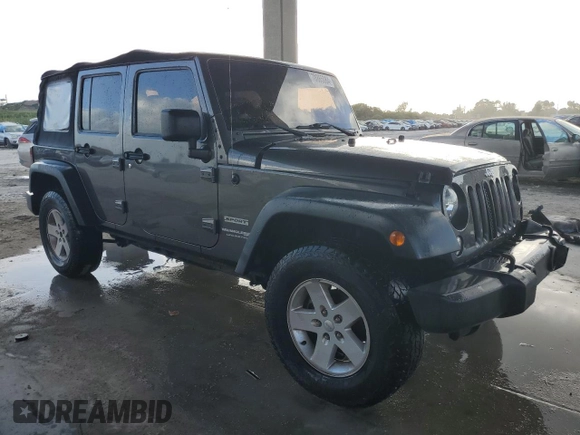2018 Jeep Wrangler JK Unlimited Sport S with VIN 1C4HJWDG4JL929375, listed as a Copart auction lot 78865084 with 93,260 mi miles and Salvage Title. Bid and sale history available at carsss.com. Image 4.