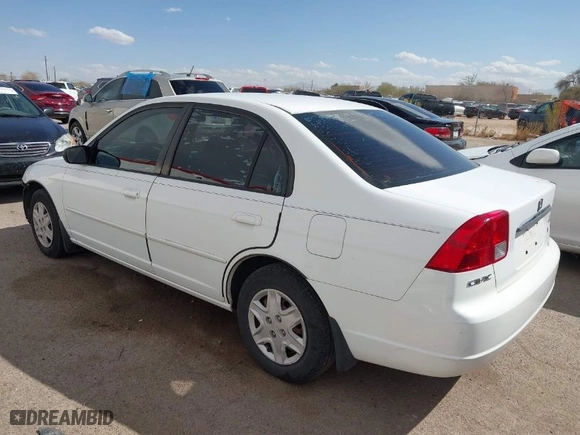 2003 Honda Civic LX with VIN 2HGES16693H565222, listed as a IAAI auction lot 41778021 with 143,604 mi miles. Bid and sale history available at carsss.com. Image 3.