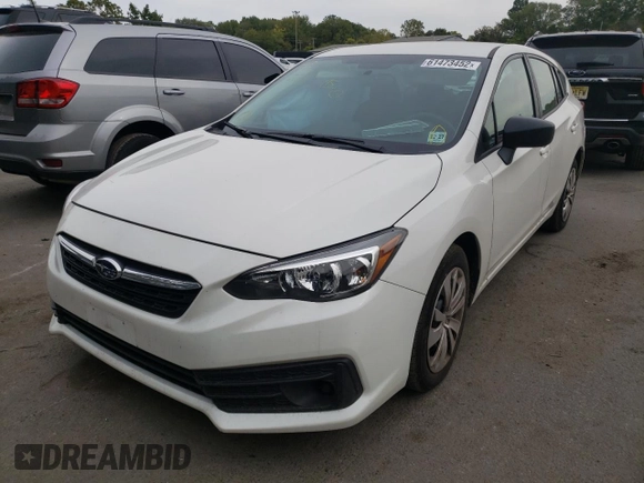 2022 Subaru Impreza with VIN 4S3GTAB63N3711632, listed as a Copart auction lot 61473452 with 10,739 mi miles. Bid and sale history available at carsss.com. Image 2.
