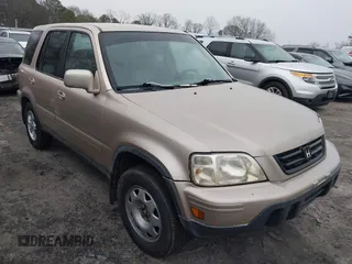 2000 Honda CR-V SE with VIN JHLRD1877YS023555, listed as a IAAI auction lot 41625009 with 164,000 mi miles. Bid and sale history available at carsss.com. Image 1.