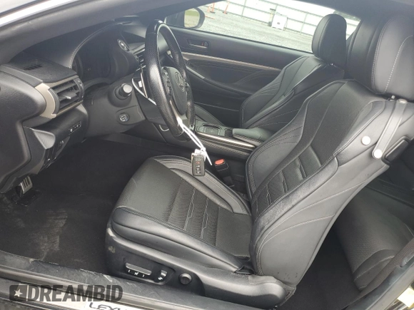 2017 Lexus RC 350 z VIN JTHHE5BC8H5015755, wystawiony jako Copart lot #71260724 z przebiegiem 70 238 mil mil oraz Szkoda całkowita • Salvage title. Historia ofert i sprzedaży dostępna na DreamBid. Obrazek 7.