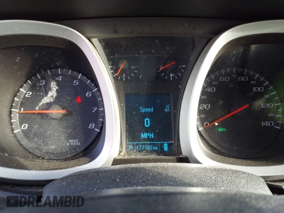 2012 Chevrolet Equinox LT w/1LT with VIN 2GNALDEK5C6332998, listed as a IAAI auction lot 41543829 with 127,180 mi miles. Bid and sale history available at carsss.com. Image 7.
