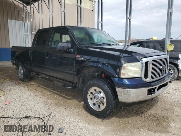 2006 Ford F-250 XL with VIN 1FTSW21P76ED52440, listed as a Copart auction lot 42009945 with 197,908 mi miles and Salvage title. Bid and sale history available at DreamBid. Image 4.