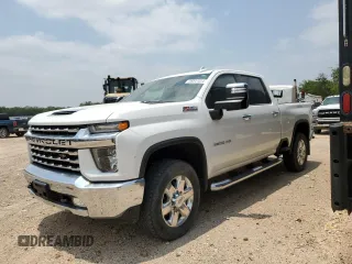 2020 Chevrolet Silverado 3500HD LTZ z VIN 1GC4YUEY7LF323818, wystawiony jako Copart lot #56841024 z przebiegiem 34 796 mil mil oraz Szkoda całkowita • Salvage title. Historia ofert i sprzedaży dostępna na DreamBid. Obrazek 1.