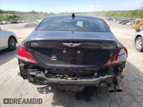 2019 Genesis G70 Advanced z VIN KMTG44LA2KU030841, wystawiony jako Copart lot #55983655 z przebiegiem 64 055 mil mil oraz Szkoda całkowita • Salvage title. Historia ofert i sprzedaży dostępna na DreamBid. Obrazek 6.