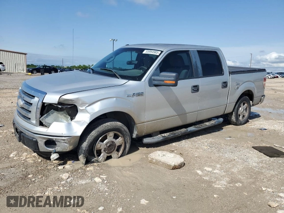 2009 Ford F-150 XL with VIN 1FTRW12869KB50968, listed as a Copart auction lot 55994985 with 243,144 mi miles and Salvage title. Bid and sale history available at DreamBid. Image 1.