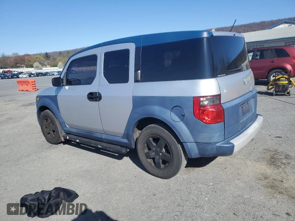 2005 Honda Element EX with VIN 5J6YH28685L029987, listed as a Copart auction lot 53189815 with 181,202 mi miles and Salvage Title. Bid and sale history available at DreamBid. Image 2.