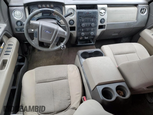 2009 Ford F-150 XL with VIN 1FTRW14839KB36488, listed as a Copart auction lot 44341515 with 243,748 mi miles and Salvage Title. Bid and sale history available at DreamBid. Image 8.